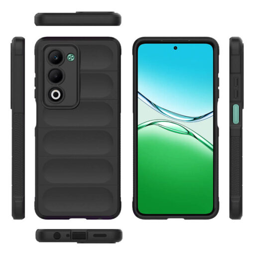 Oppo A5 4G / A5 5G Full Protective Cover Case - Black | Magic Shield Series - Image 2