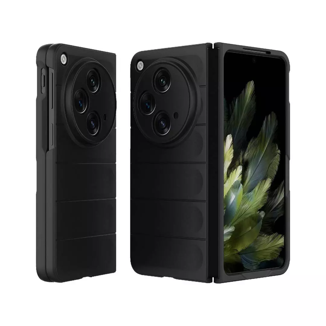 OPPO Find N3 Fold protective case black TPU flannel thickened corners Magic Shield