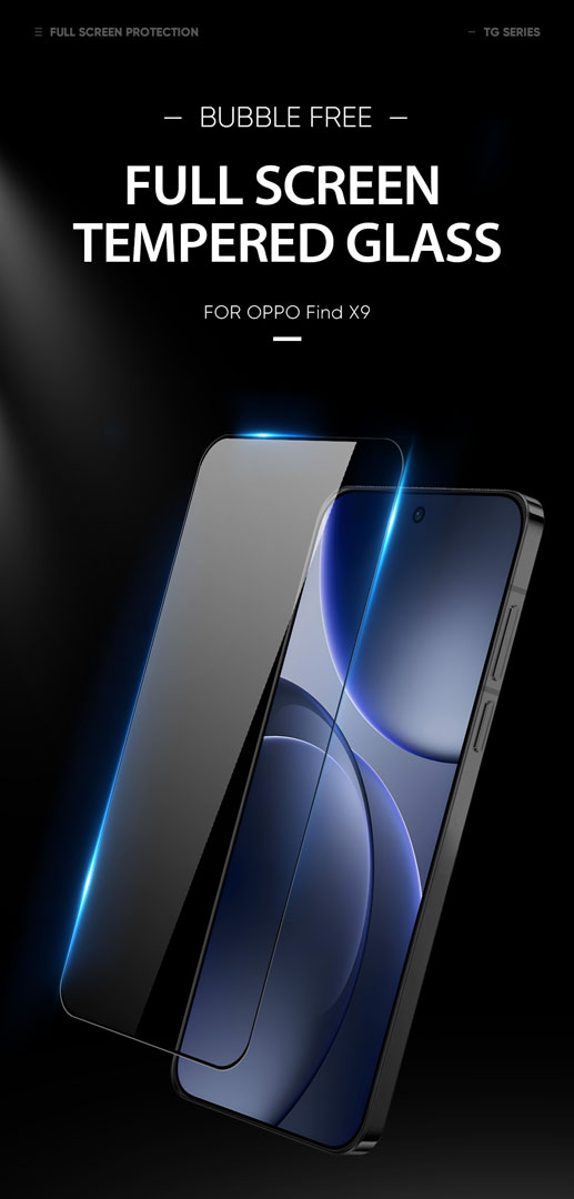 Oppo Find X9 Tempered Glass Screen Protector - Image 2