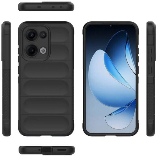 Oppo Reno 13 Protective Cover Case - Black | Magic Shield Series - Image 5