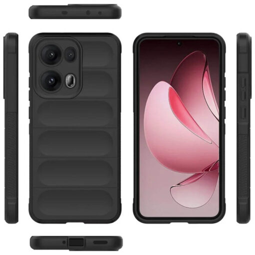 Oppo Reno 13 Pro Protective Cover Case - Black | Magic Shield Series - Image 5
