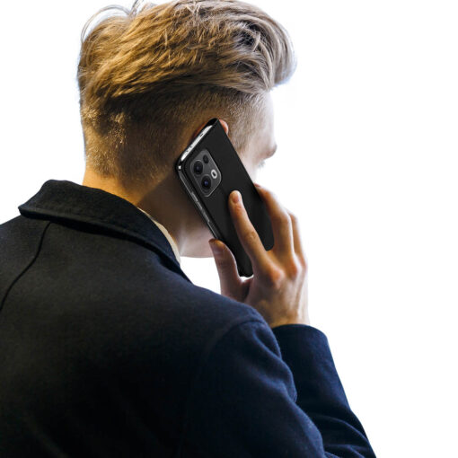 Oppo Reno 13 Pro Leather Flip Case with Card Slot - Black | Skin Pro by Dux Ducis - Image 9