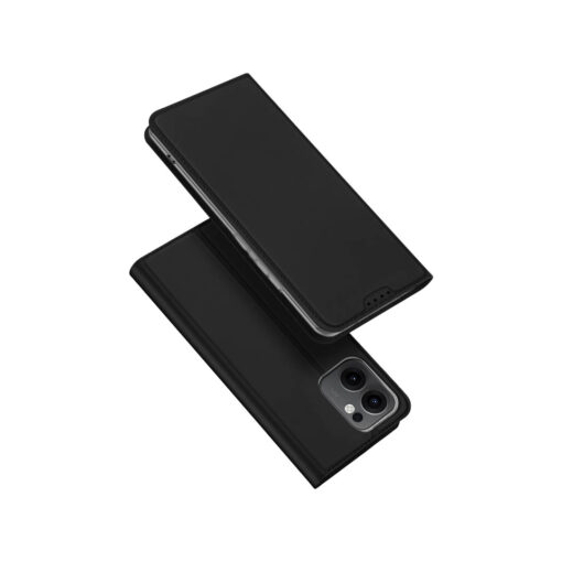Oppo Reno 13F Wallet Case - Black | Dux Ducis Skin Pro Series - Image 2