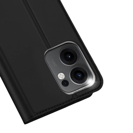 Oppo Reno 13F Wallet Case - Black | Dux Ducis Skin Pro Series - Image 4