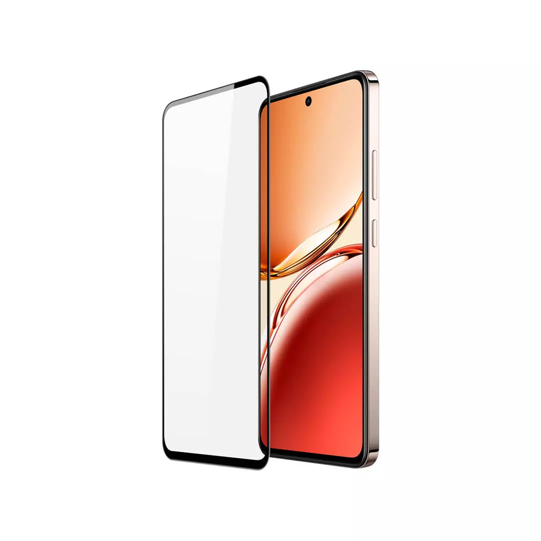 OPPO Reno 12F screen protector Dux Ducis full screen glass front view.