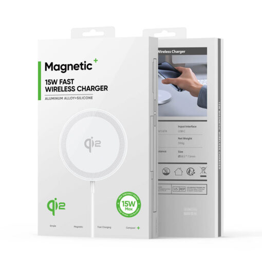 Qi2 15W Magnetic Wireless Charger - Ultra-Slim Fast Charger for iPhone | W18 by Duzzona - Image 14