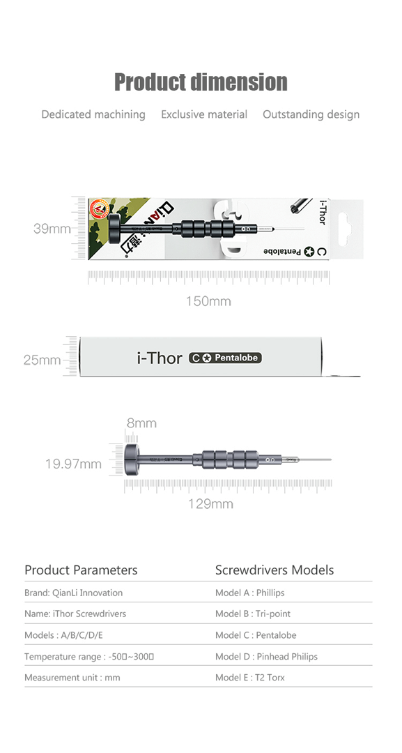 Phillips PH000 Precision Screwdriver | 3D iThor Series by Qianli - Image 6
