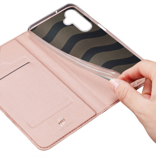 Samsung Galaxy A16 Wallet Case - Rose | Dux Ducis Skin Pro Series - Image 8