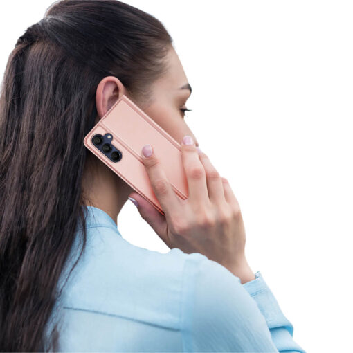 Samsung Galaxy A16 Wallet Case - Rose | Dux Ducis Skin Pro Series - Image 9
