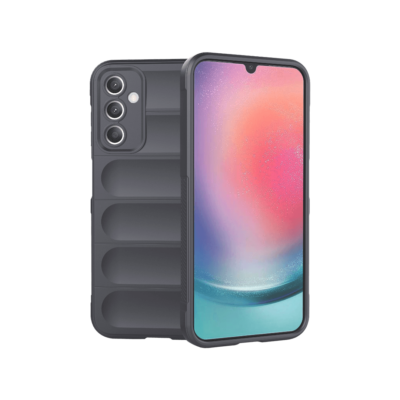Samsung Galaxy A25 protective case dark grey TPU flannel thickened corners Magic Shield