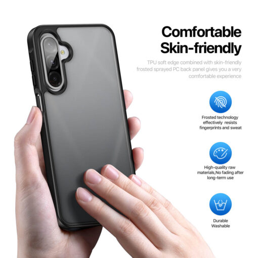 Samsung Galaxy A26 5G Protective Back Cover Case - Black | Yind Series by Dux Ducis - Image 5