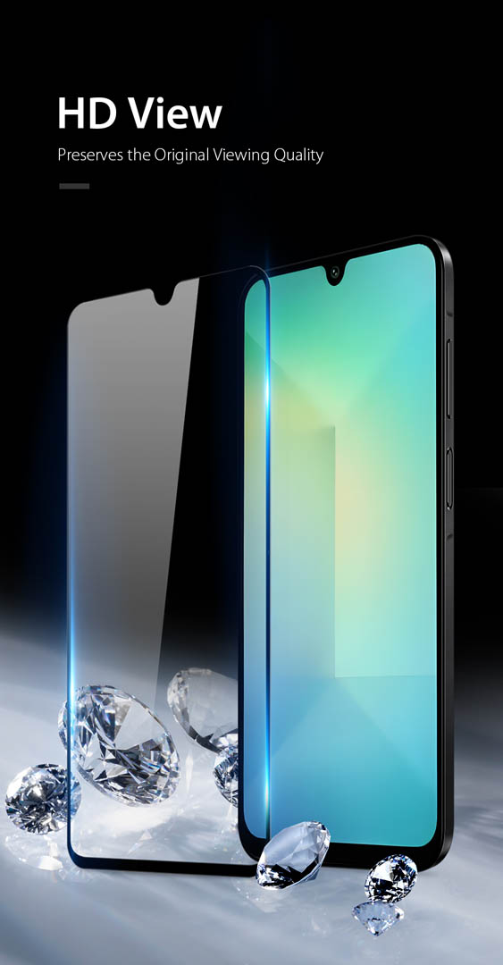 Samsung Galaxy A26 5G Tempered Glass Screen Protector - Anti-Scratch, Case-Friendly, HD Clear - Image 4