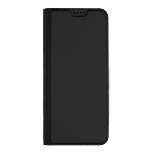 Samsung Galaxy A26 Leather Flip Case with Card Slot - Black | Skin Pro by Dux Ducis - Image 3