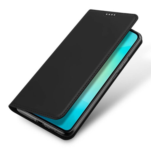 Samsung Galaxy A26 Leather Flip Case with Card Slot - Black | Skin Pro by Dux Ducis - Image 4