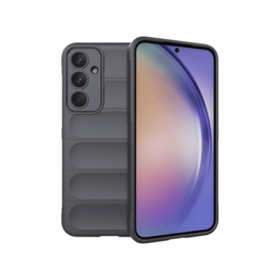 Samsung Galaxy A35 protective case dark grey TPU flannel thickened corners Magic Shield