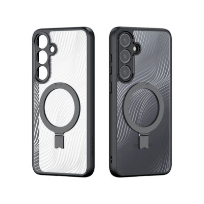 Samsung Galaxy S24 Plus magnetic case with stand matte finish Dux Ducis Aimo Mag folding