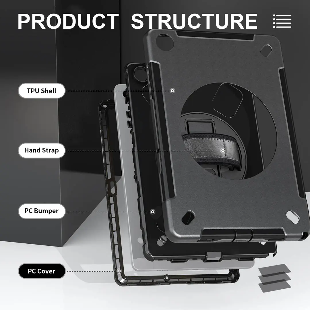 Samsung Galaxy Tab A9 Plus Heavy Duty Rugged Case - Image 3