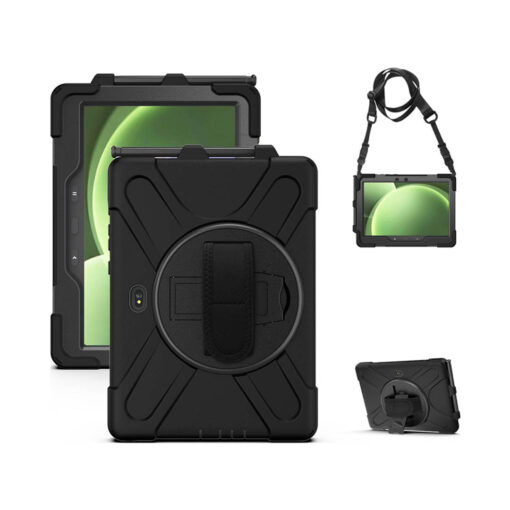 Samsung Galaxy Tab Active Pro / Active 4 Pro / Active 5 Pro 10.1" Full Body Protection with Kickstand, Hand and Shoulder Straps