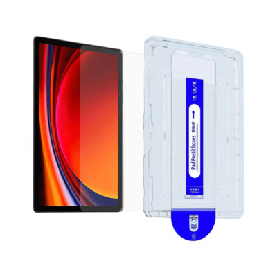 Samsung Galaxy Tab S10+ screen protector tempered glass alignment tool front view