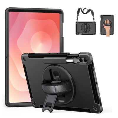 Samsung Galaxy Tab S11 heavy duty rugged case shoulder strap kickstand MIL-STD-810H