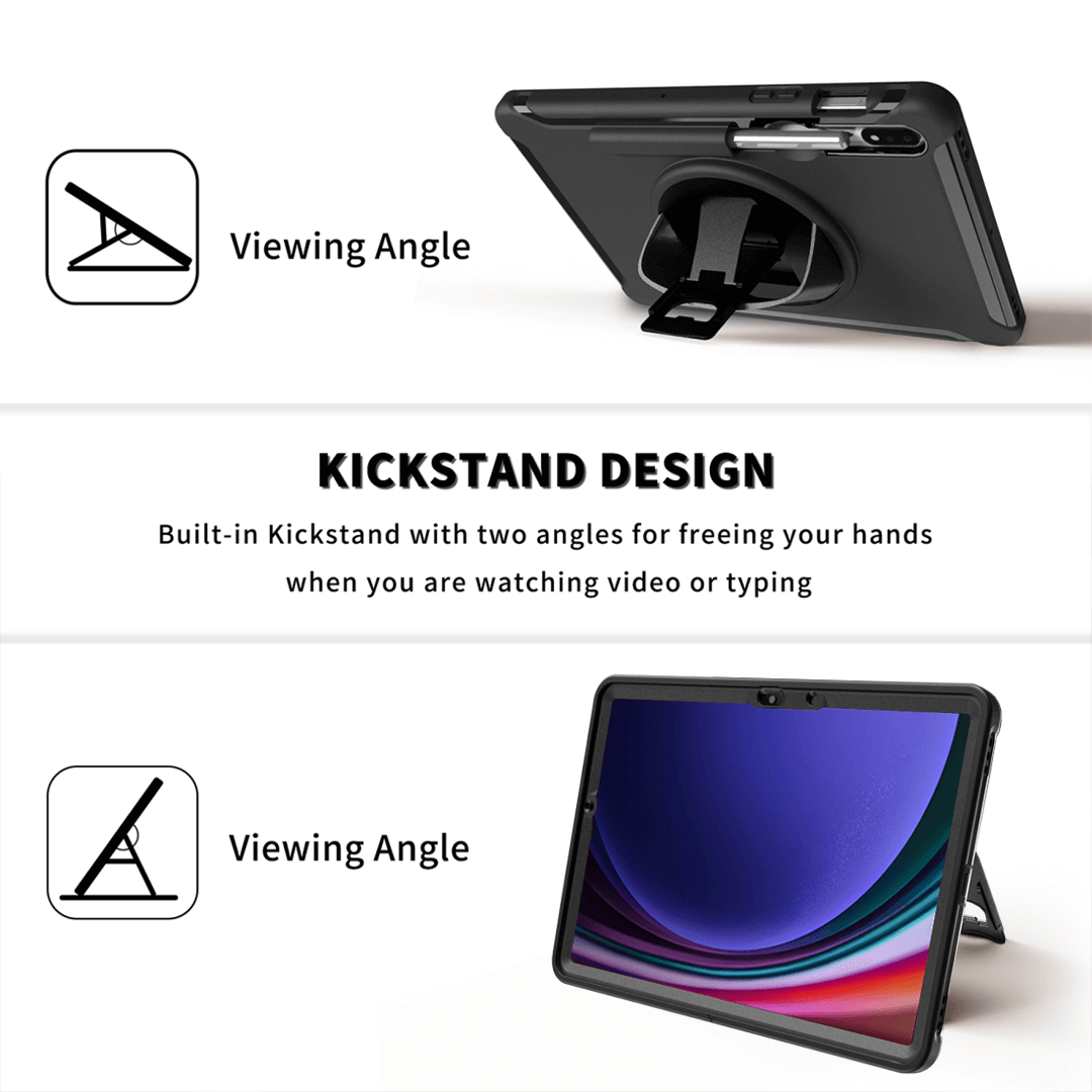 Samsung Galaxy Tab S10 Ultra, S9 Ultra, S8 Ultra Rugged Heavy Duty Case - Image 3