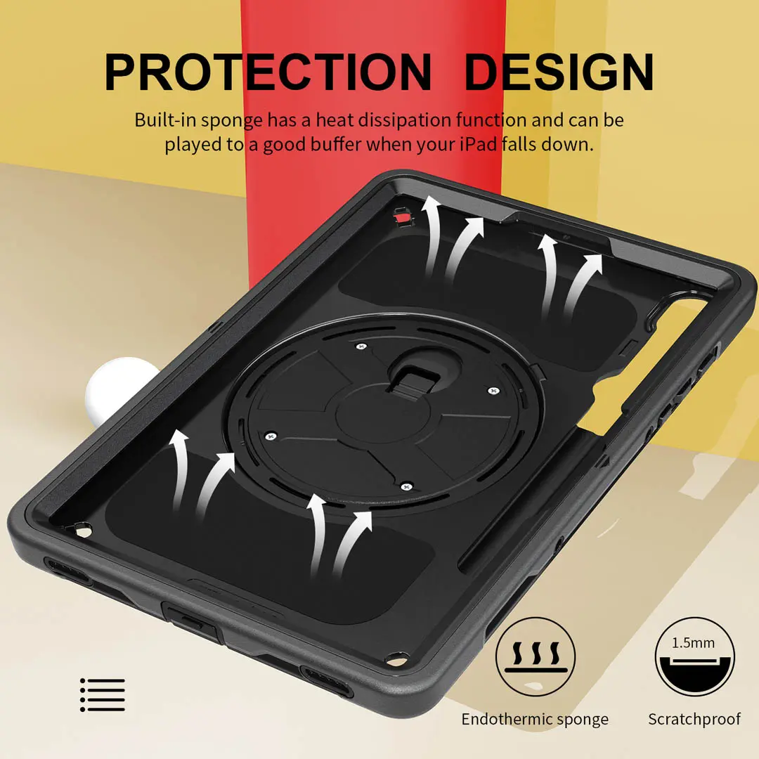 Samsung Galaxy Tab S10 FE, S10 Lite Heavy Duty Rugged Case - Image 8