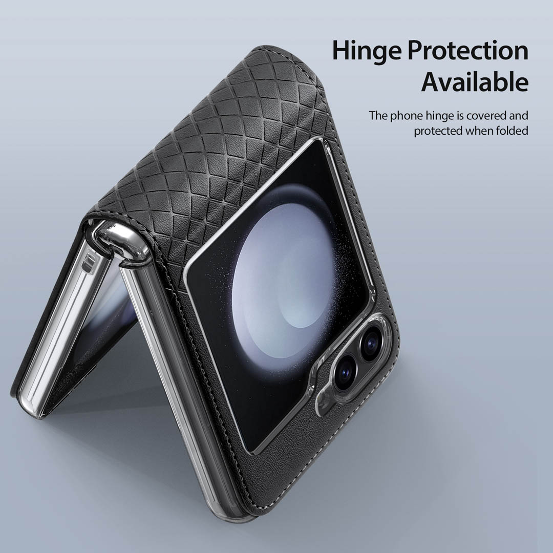 Samsung Galaxy Z Flip 6 Folio Case - Black | Fitt Series by Dux Ducis - Image 6