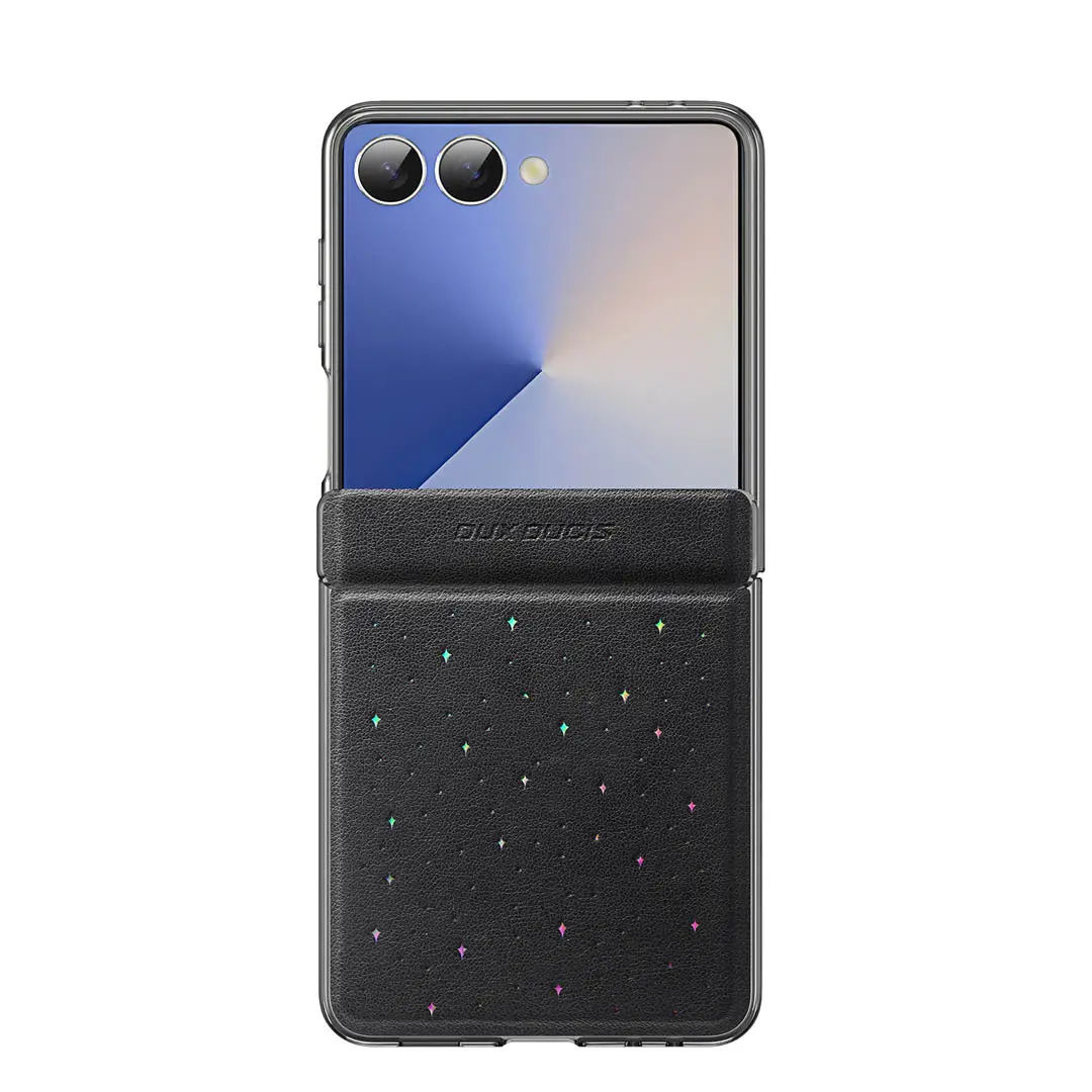 Samsung Galaxy Z Flip 7 Glitter Star Case Black by Dux Ducis - Image 2