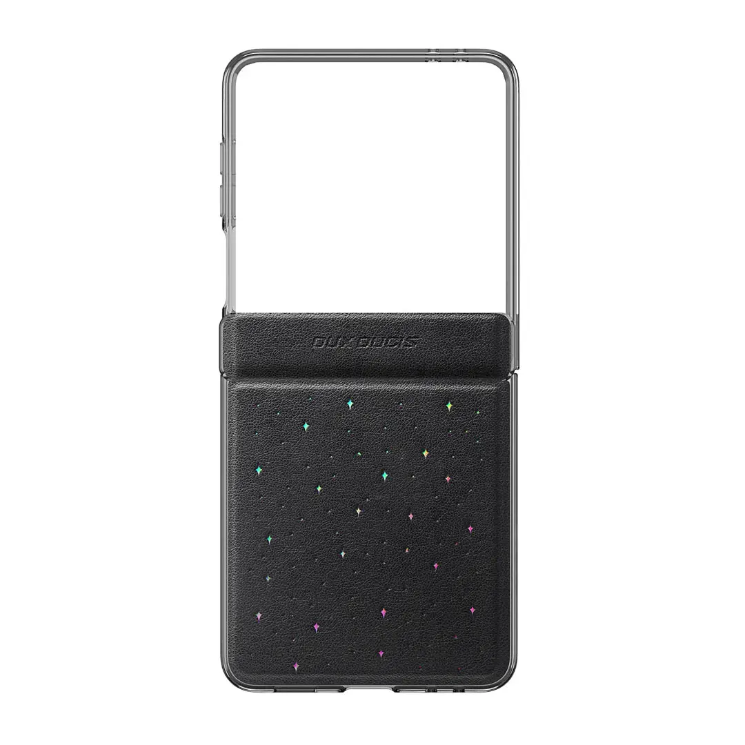 Samsung Galaxy Z Flip 7 Glitter Star Case Black by Dux Ducis - Image 3