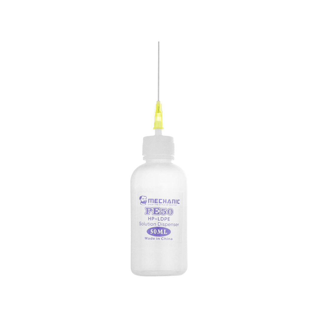 Squeeze Dispenser Bottle with Needle Tip - 50ml | Mechanic PE50