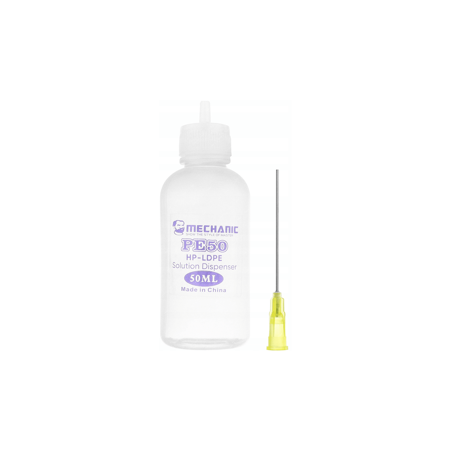 Squeeze Dispenser Bottle with Needle Tip - 50ml | Mechanic PE50 - Image 3