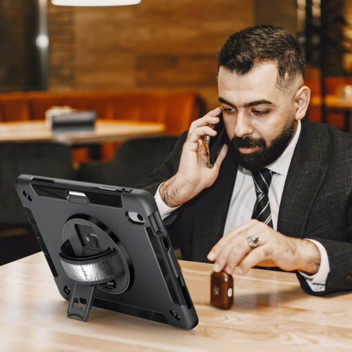 iPad 10 (10th Gen.) / 11 (11th A16) Heavy Duty Protective Case - Shockproof, Kickstand, Pencil Holder - Image 5