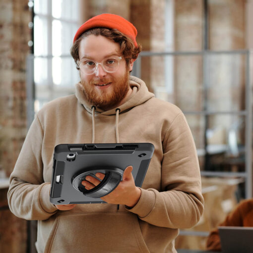 iPad 10 (10th Gen.) / 11 (11th A16) Heavy Duty Protective Case - Shockproof, Kickstand, Pencil Holder - Image 6