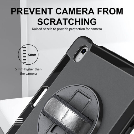 iPad 10 (10th Gen.) / 11 (11th A16) Heavy Duty Protective Case - Shockproof, Kickstand, Pencil Holder - Image 13