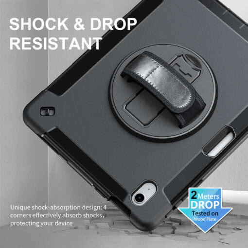 iPad 10 (10th Gen.) / 11 (11th A16) Heavy Duty Protective Case - Shockproof, Kickstand, Pencil Holder - Image 15