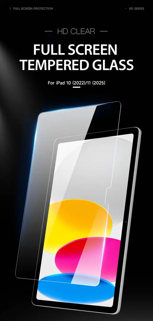 iPad 11 (A16) / 10th Gen. Tempered Glass Screen Protector - Image 2