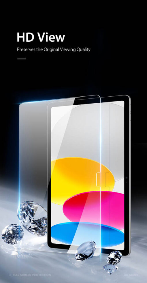 iPad 11 (11th Gen. / 10 (10th Gen.) Tempered Glass Protector - Scratch-Resistant, Ultra Clear, Touch Sensitive - Image 5
