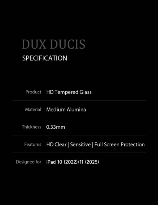 iPad 11 (11th Gen. / 10 (10th Gen.) Tempered Glass Protector - Scratch-Resistant, Ultra Clear, Touch Sensitive - Image 10