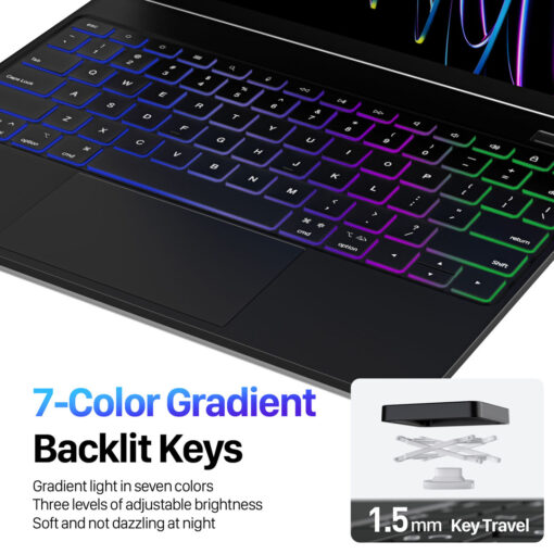 Dux Ducis MK Series iPad keyboard case backlit keys