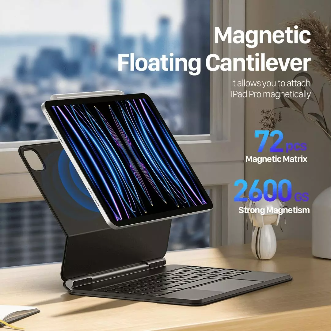 iPad Air 11-inch M4 Magnetic Floating Keyboard Case by Dux Ducis - Image 5