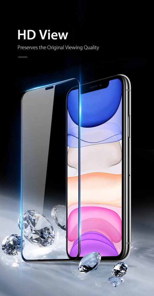 iPhone 11 / XR Tempered Glass Screen Protector - Anti-Scratch, Case-Friendly, HD Clear - Image 4