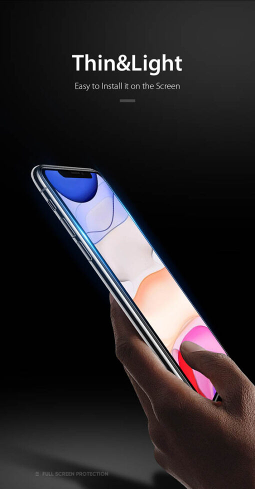 iPhone 11 / XR Tempered Glass Screen Protector - Anti-Scratch, Case-Friendly, HD Clear - Image 8