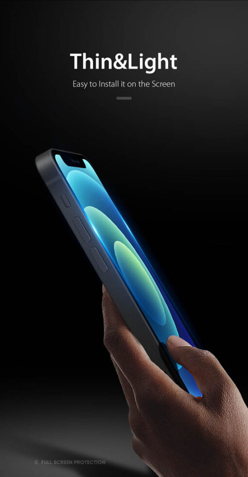 iPhone 12 Mini Tempered Glass Screen Protector - Anti-Scratch, Case-Friendly, HD Clear - Image 8