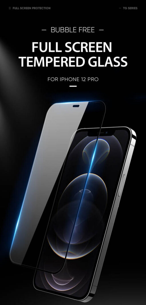 iPhone 12 Pro Max Tempered Glass Screen Protector - Anti-Scratch, Case-Friendly, HD Clear - Image 2