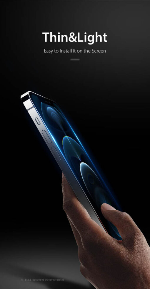 iPhone 12 Pro Max Tempered Glass Screen Protector - Anti-Scratch, Case-Friendly, HD Clear - Image 8