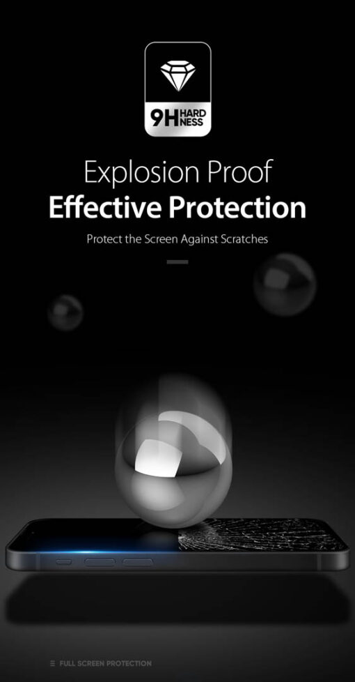 iPhone 14 Pro Tempered Glass Screen Protector - Anti-Scratch, Case-Friendly, HD Clear - Image 2
