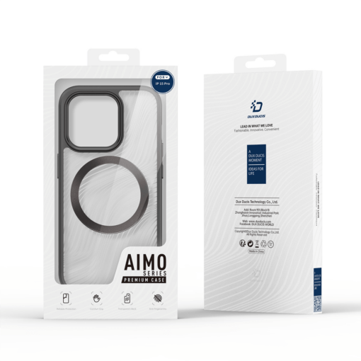 DUX DUCIS Aimo Mag Series iPhone 15 Pro Case - Magnetic Charging, Slim Shockproof Design - Image 9