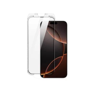 iPhone 16 Pro screen protector Dux Ducis tempered glass alignment tray kit front view