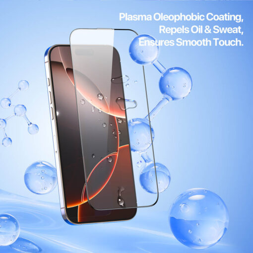 iPhone 16 Pro Max Tempered Glass Screen Protector with Auto-Alignment Kit - Roga Series by Dux Ducis - Image 6