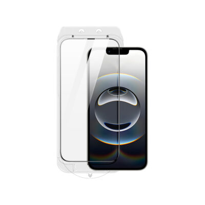 iPhone 16e / 14 / 13 / 13 Pro Tempered Glass Screen Protector with Auto-Alignment Kit - Roga Series by Dux Ducis